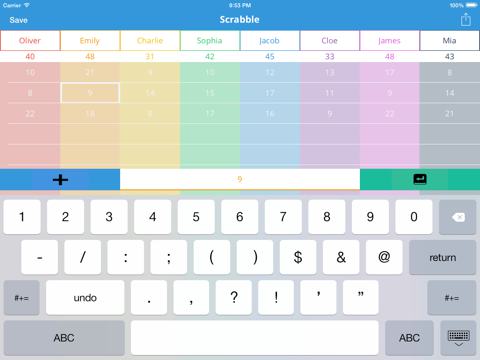 Capturas de pantalla de iSaveScore - Save your games scores for future play iPad 