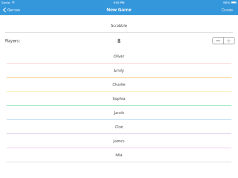 Capturas de pantalla de iSaveScore - Save your games scores for future play iPad 