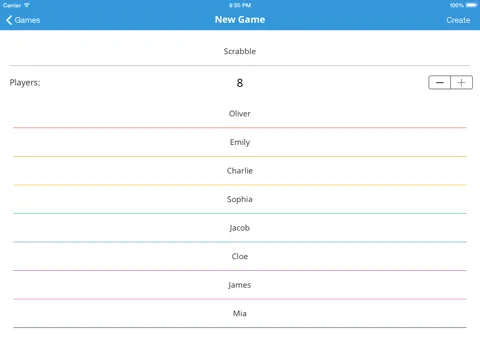 iSaveScore - Save your games scores for future play iPad  스크린샷