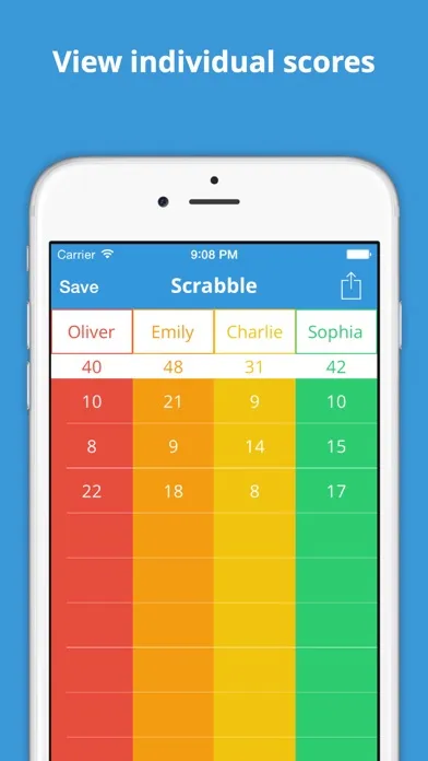iSaveScore - Save your games scores for future play 스크린샷