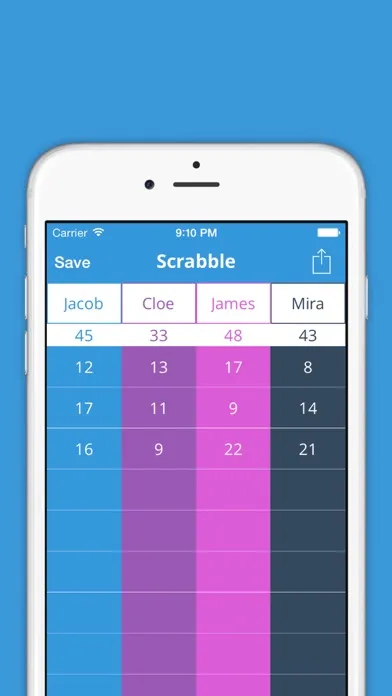 iSaveScore - Save your games scores for future play 스크린샷