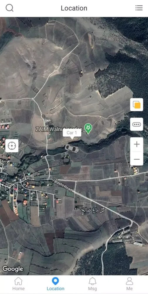 Tangkapan layar Lander Tracker