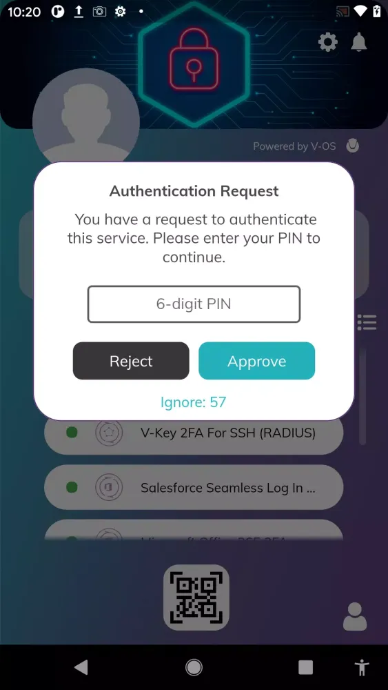 V-Key Smart Authenticator 스크린샷