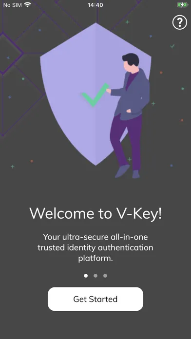 Captures d'écran de V-Key Smart Authenticator