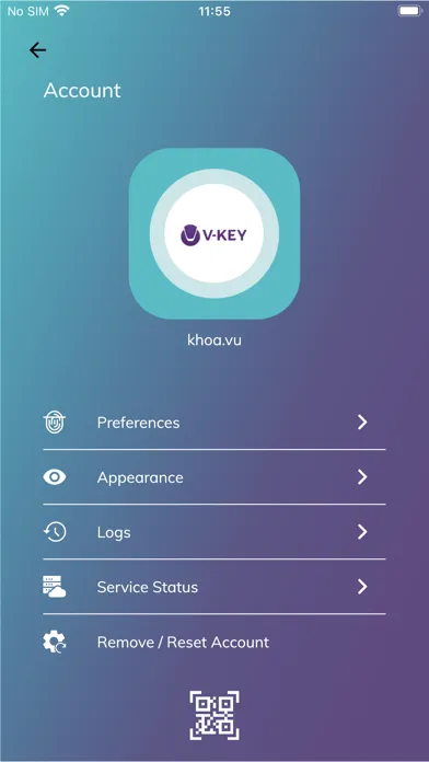 Captures d'écran de V-Key Smart Authenticator