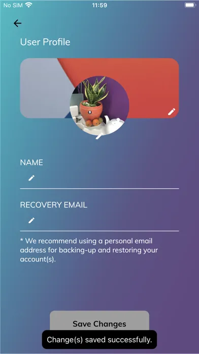Captures d'écran de V-Key Smart Authenticator