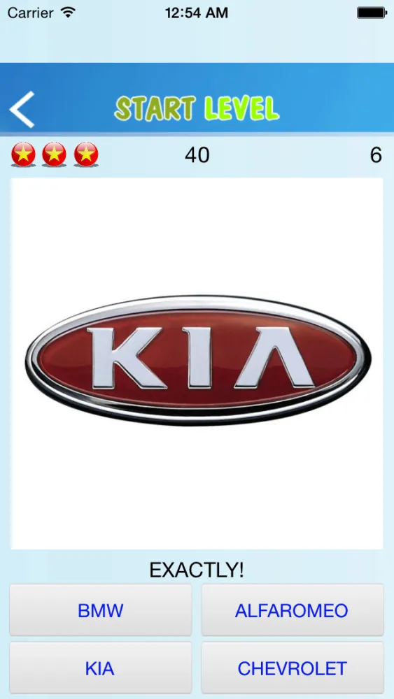 Cars and Logos quiz Screenshots