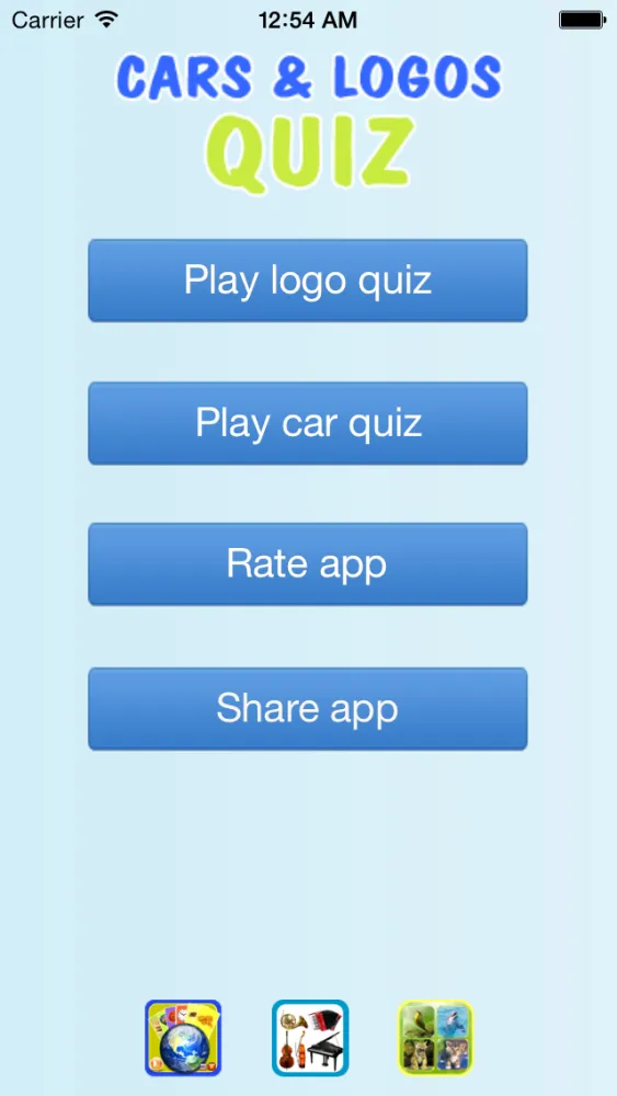 Cars and Logos quiz Screenshots