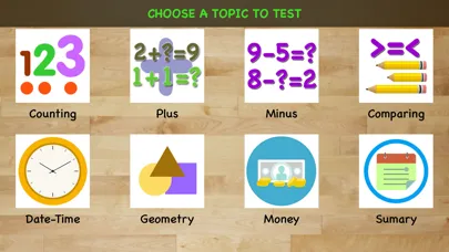 Captures d'écran de 1st Grade Math Test