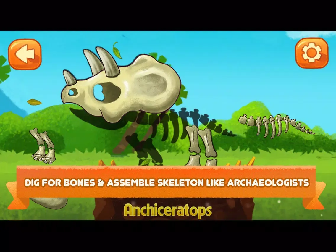 Dinosaur game for kids PRO iPad 应用截图