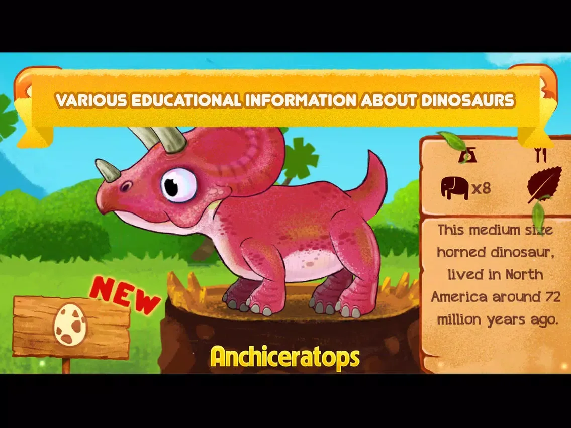 Dinosaur game for kids PRO iPad 应用截图