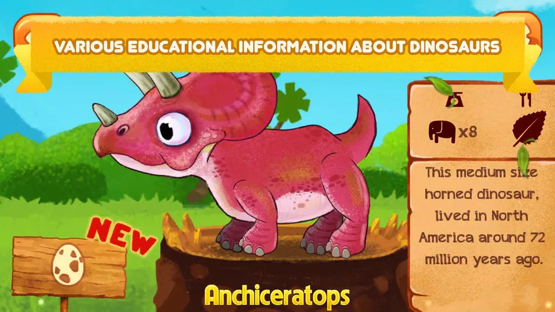 Dinosaur game for kids PRO应用截图