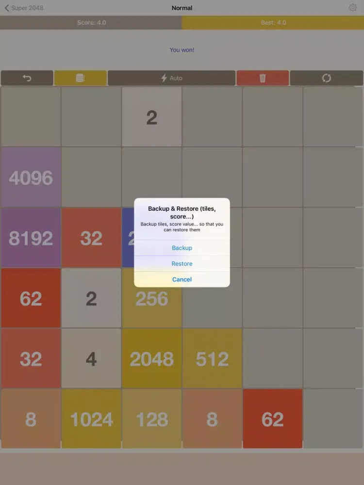Super 2048 Plus iPad  Ekran Görüntüleri