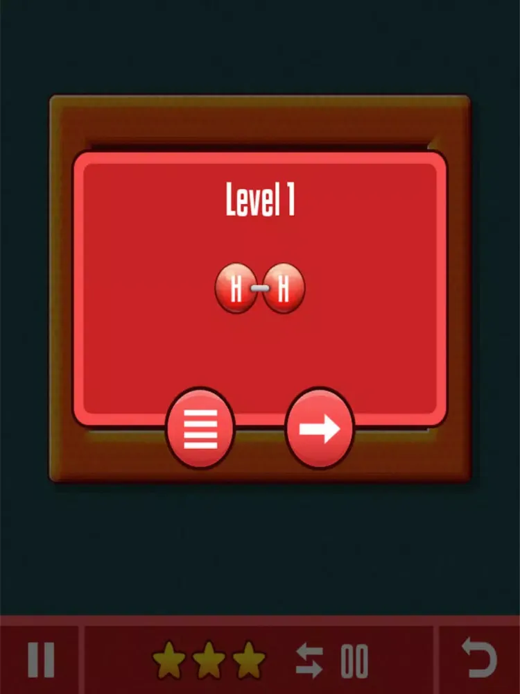 Tangkapan layar Extreme Atoms Puzzle iPad 