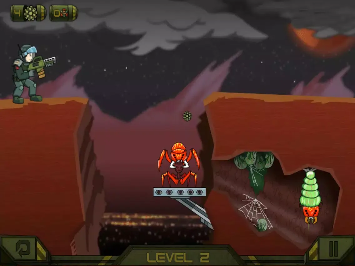 Tangkapan skrin Force Galaxy Gun Star iPad 