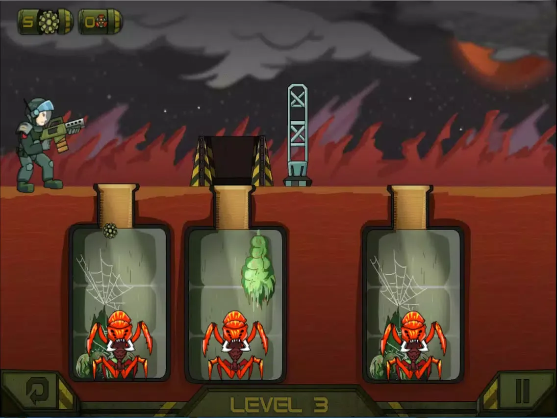 Tangkapan skrin Force Galaxy Gun Star iPad 