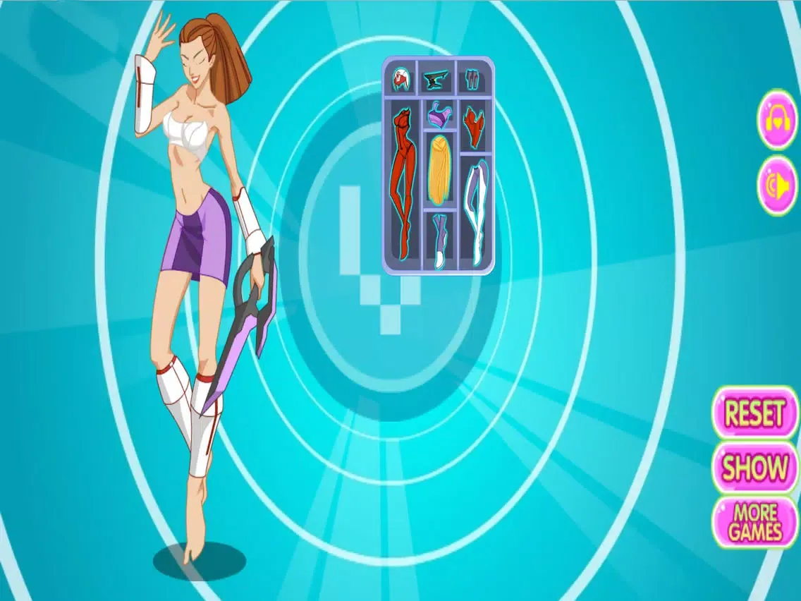 Gun Girl Dressup Fun iPad 应用截图