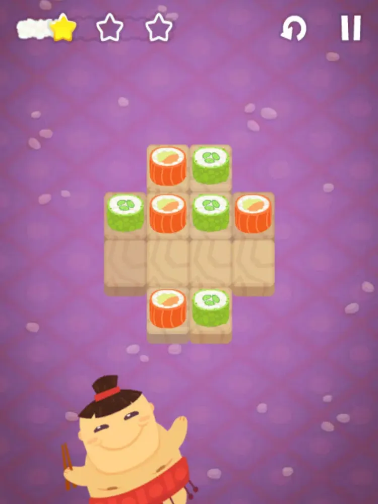 Capturas de pantalla de Hungry Sumo Match Puzzle iPad 