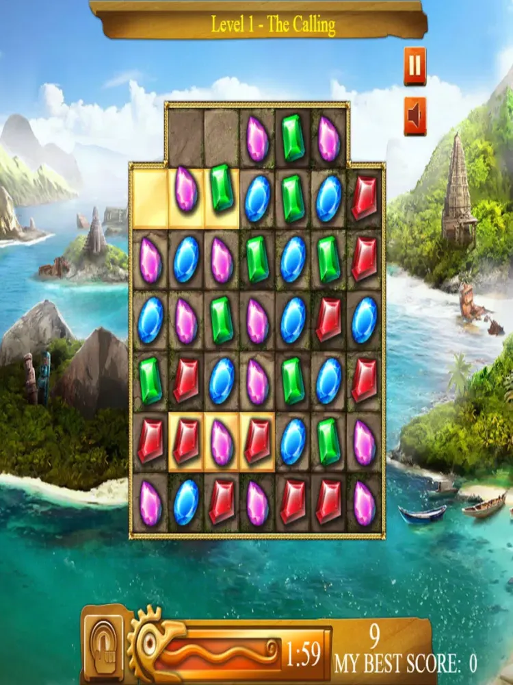 Jewel Candy Match Puzzle iPad 應用截圖
