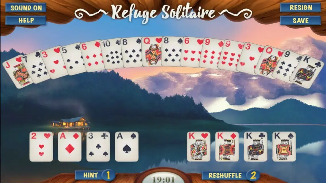 Lower To Higher Solitaire Puzzle Game Screenshots