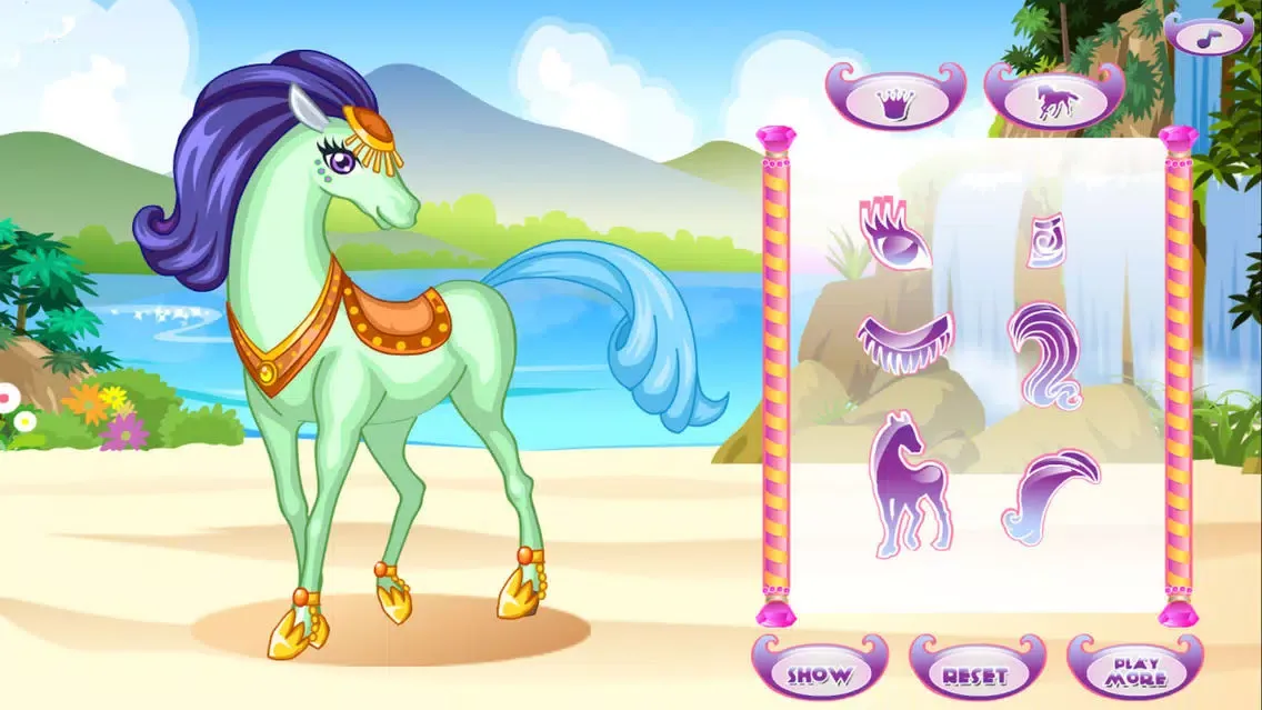 Capturas de tela do Make Horse Beautiful - White Horse