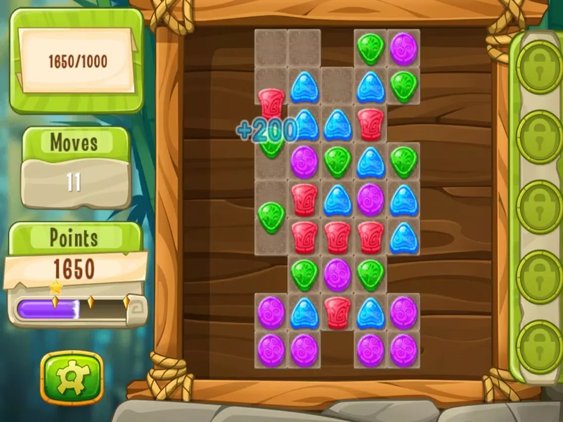 Capturas de tela do Match The Gem Puzzle Game iPad 