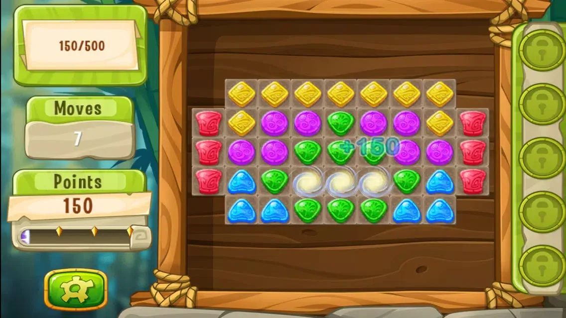 Capturas de tela do Match The Gem Puzzle Game