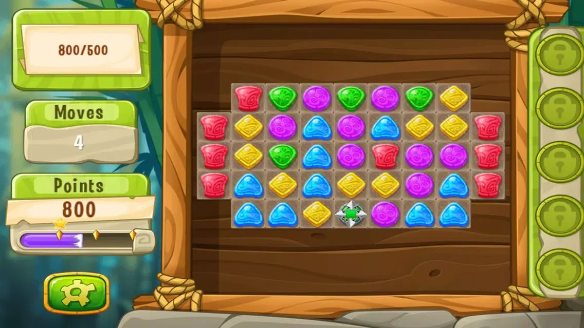 Capturas de tela do Match The Gem Puzzle Game