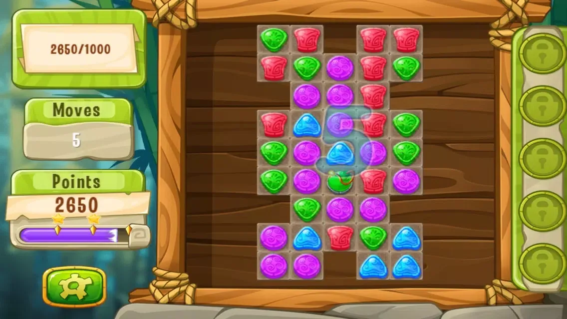 Capturas de tela do Match The Gem Puzzle Game