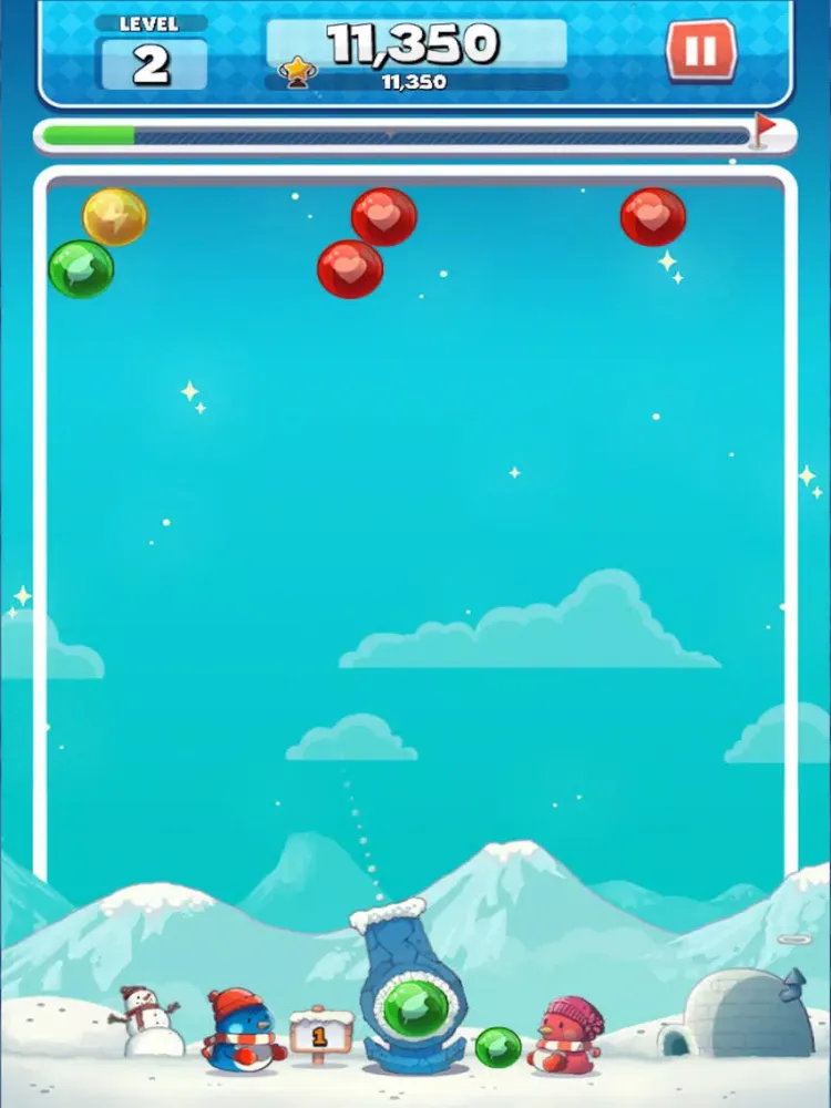 Скриншоты Penguins Bubble Match Puzzle iPad 