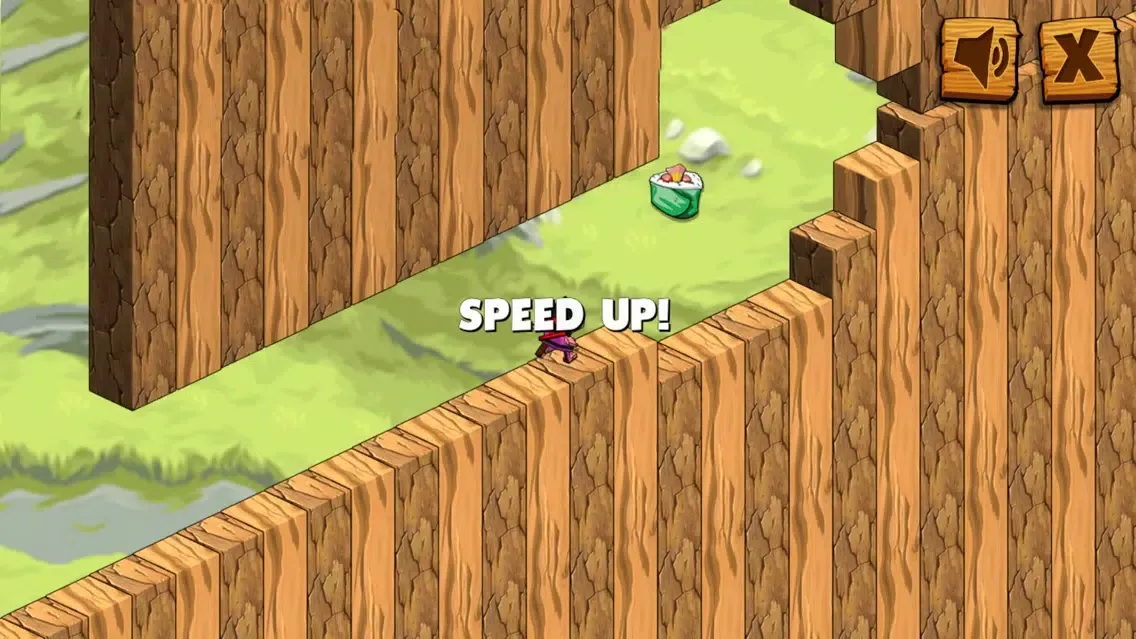 Running Ninja On The Cube Kids Game स्क्रीनशॉट