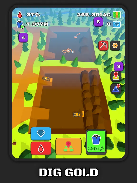 Capturas de tela do Gold Rush: Gold Valley iPad 