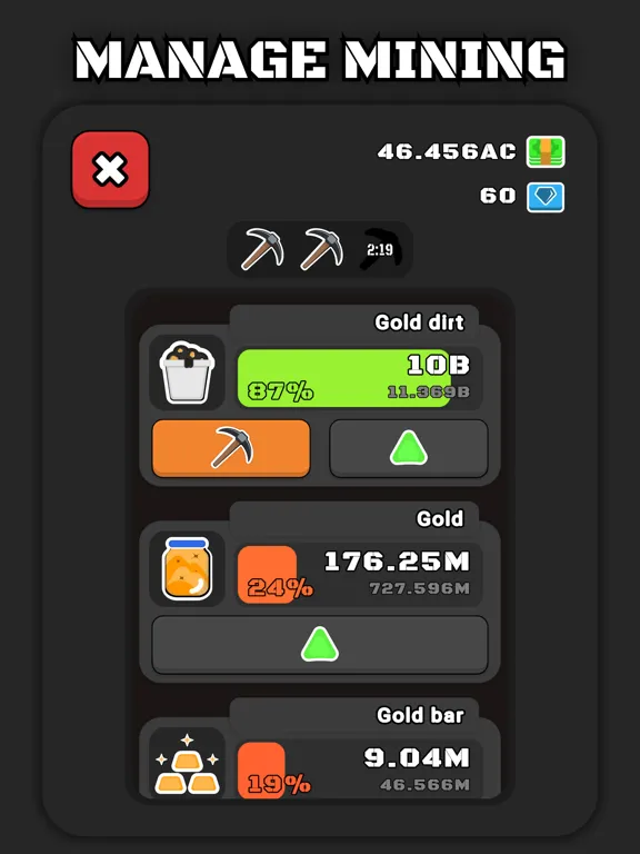 Capturas de tela do Gold Rush: Gold Valley iPad 