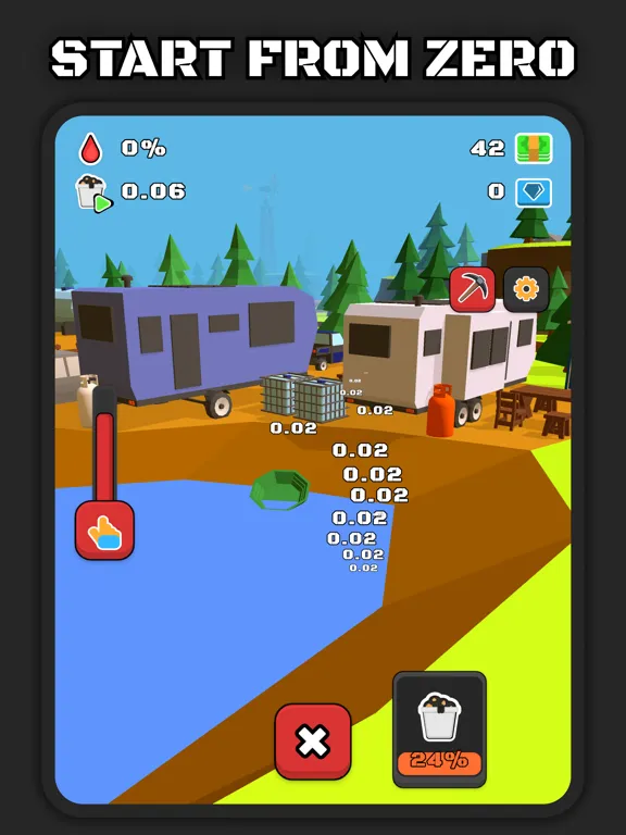 Capturas de tela do Gold Rush: Gold Valley iPad 
