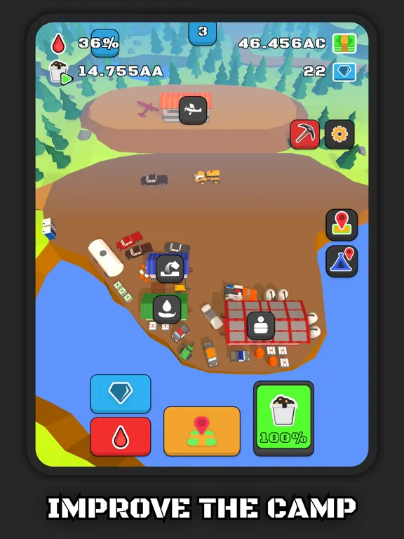 Capturas de tela do Gold Rush: Gold Valley iPad 