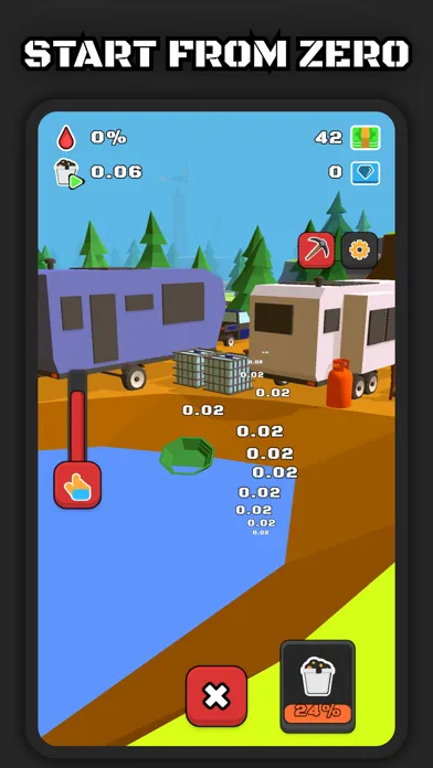 Capturas de tela do Gold Rush: Gold Valley