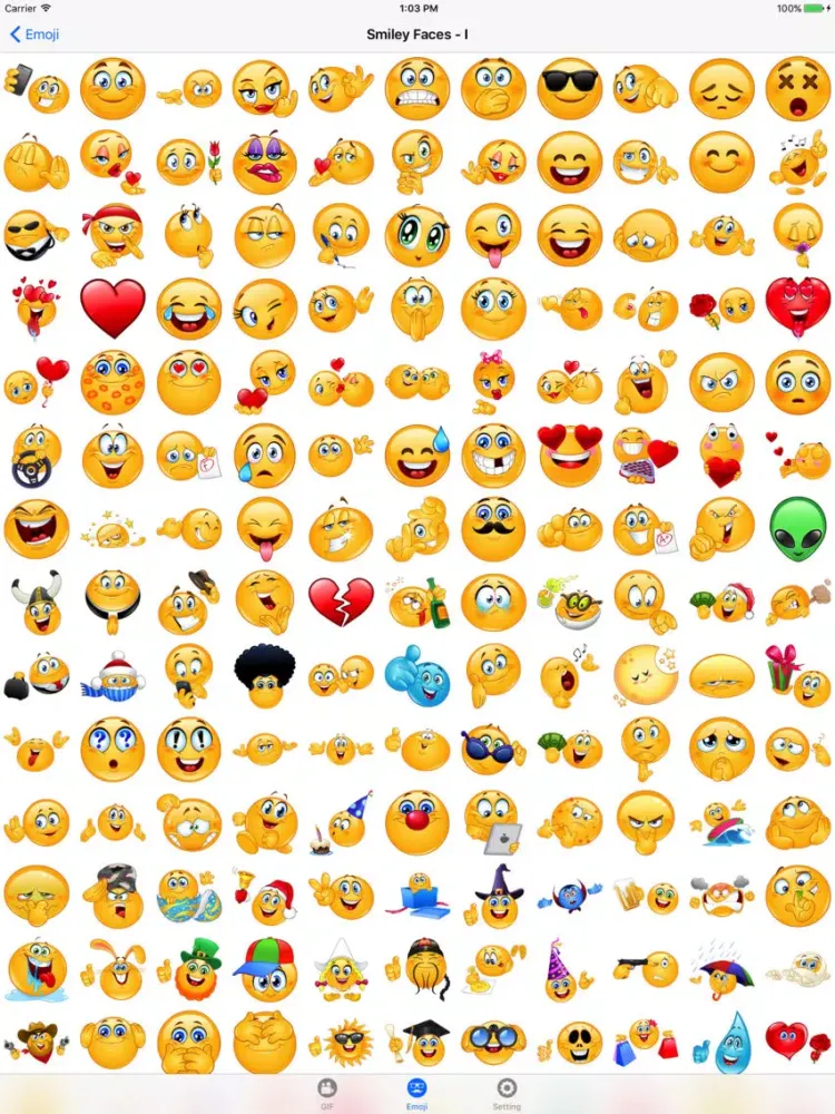 تصاویر GIF Keyboard Maker: Extra Emoji Sticker.s & GIFS iPad 