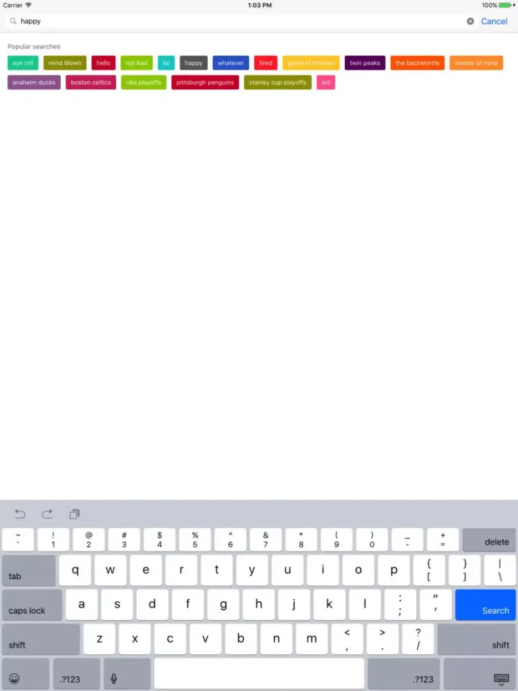 تصاویر GIF Keyboard Maker: Extra Emoji Sticker.s & GIFS iPad 