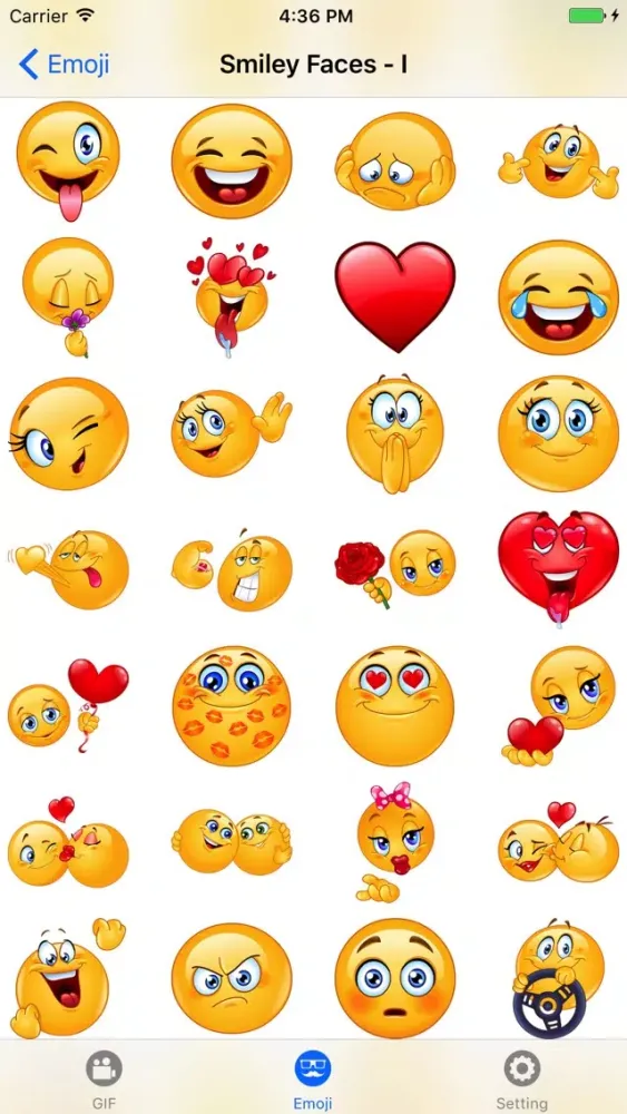 تصاویر GIF Keyboard Maker: Extra Emoji Sticker.s & GIFS