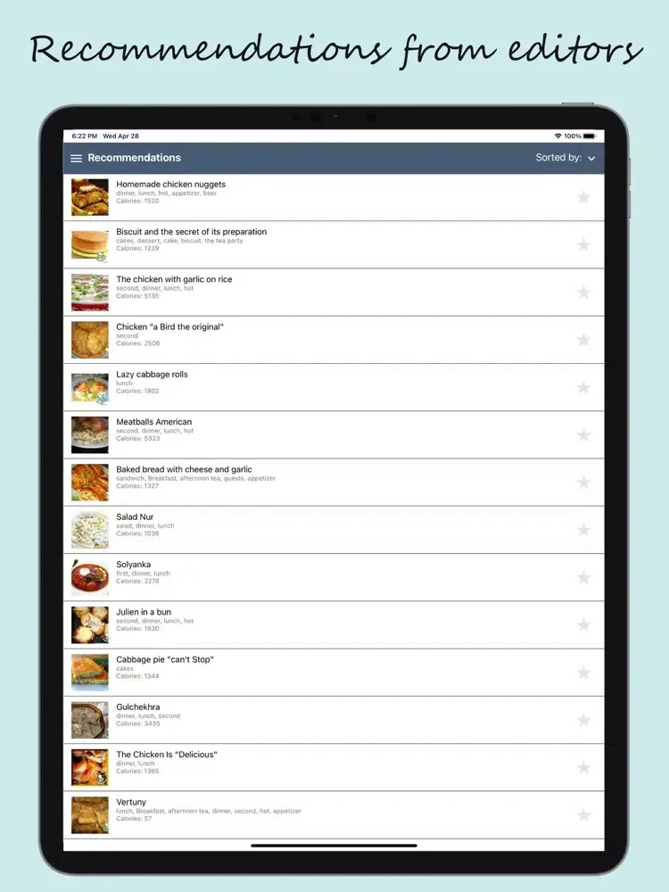 Capturas de tela do Delicious Chef iPad 