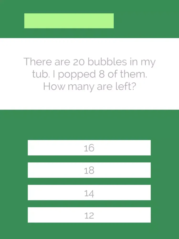 Скриншоты Second Grade Math Flash Cards iPad 