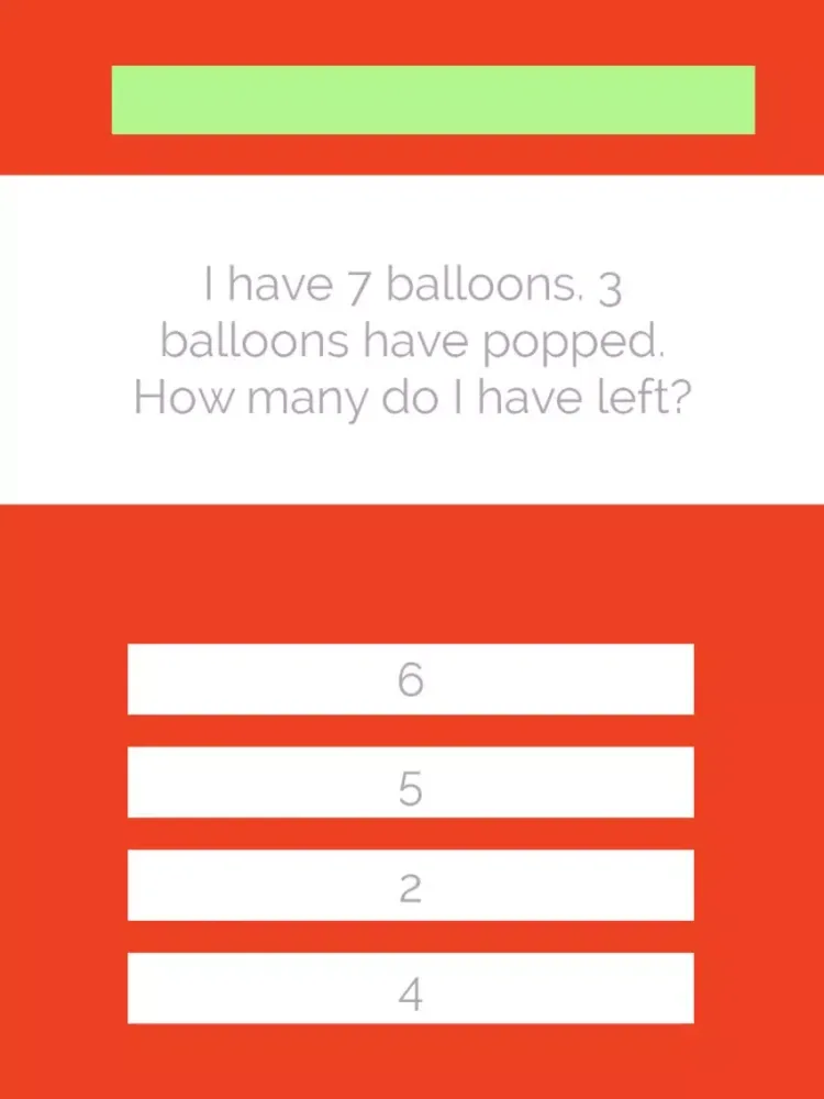 Скриншоты Second Grade Math Flash Cards iPad 