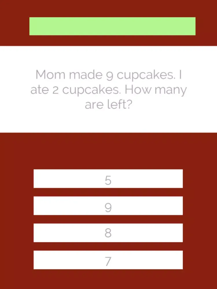 Скриншоты Second Grade Math Flash Cards iPad 