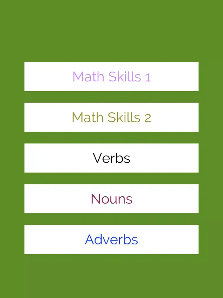 Zrzuty ekranu Third Grade Skills Flash Cards iPad 