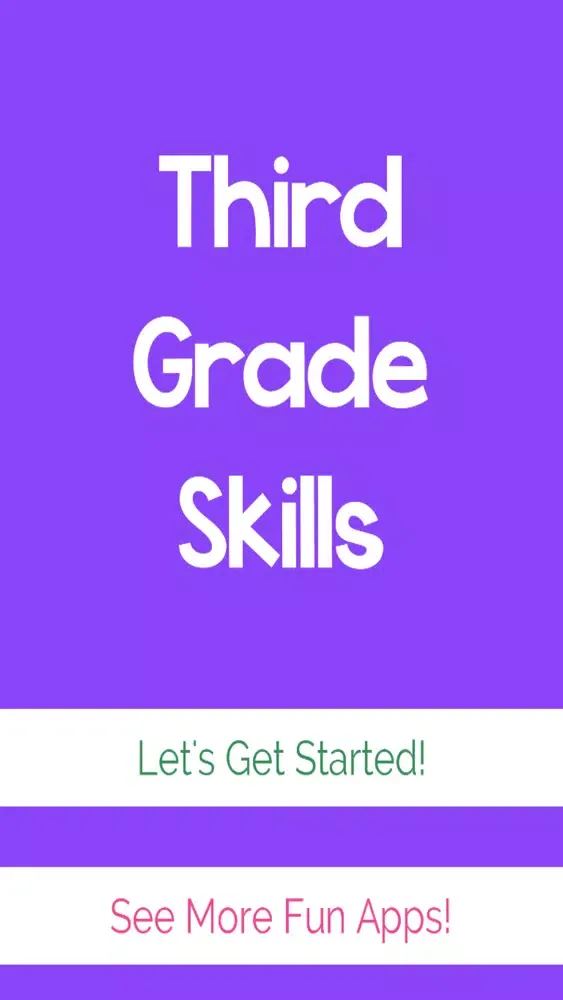 Zrzuty ekranu Third Grade Skills Flash Cards
