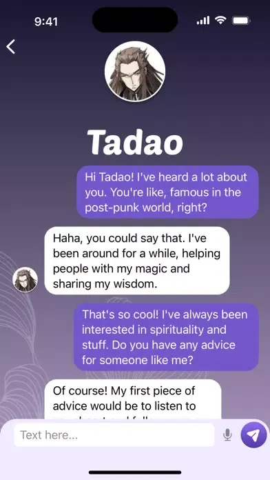 Screenshot di Virtual Friend - Anime AI Chat