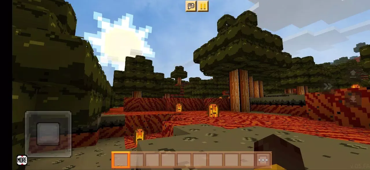Screenshot di Retrocraft