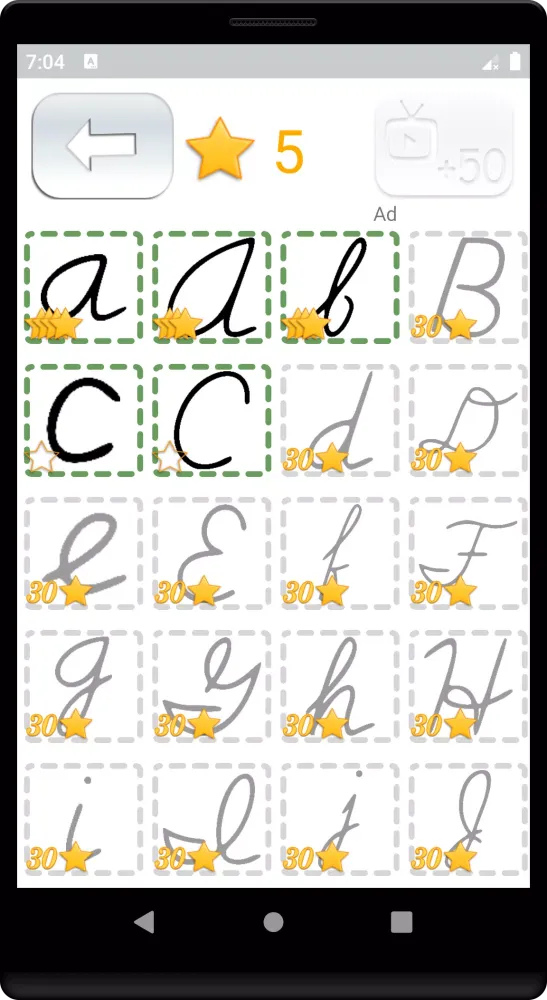 Handwriting Tutor স্ক্রিনশট