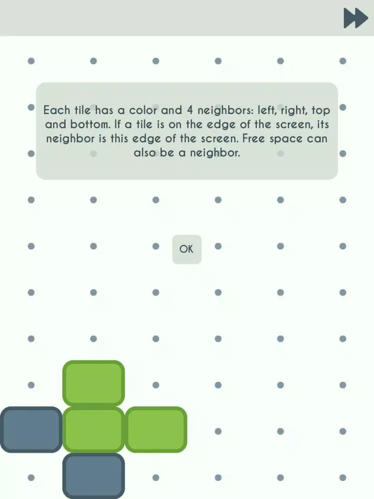 Tangkapan skrin Bicolor Tiles iPad 