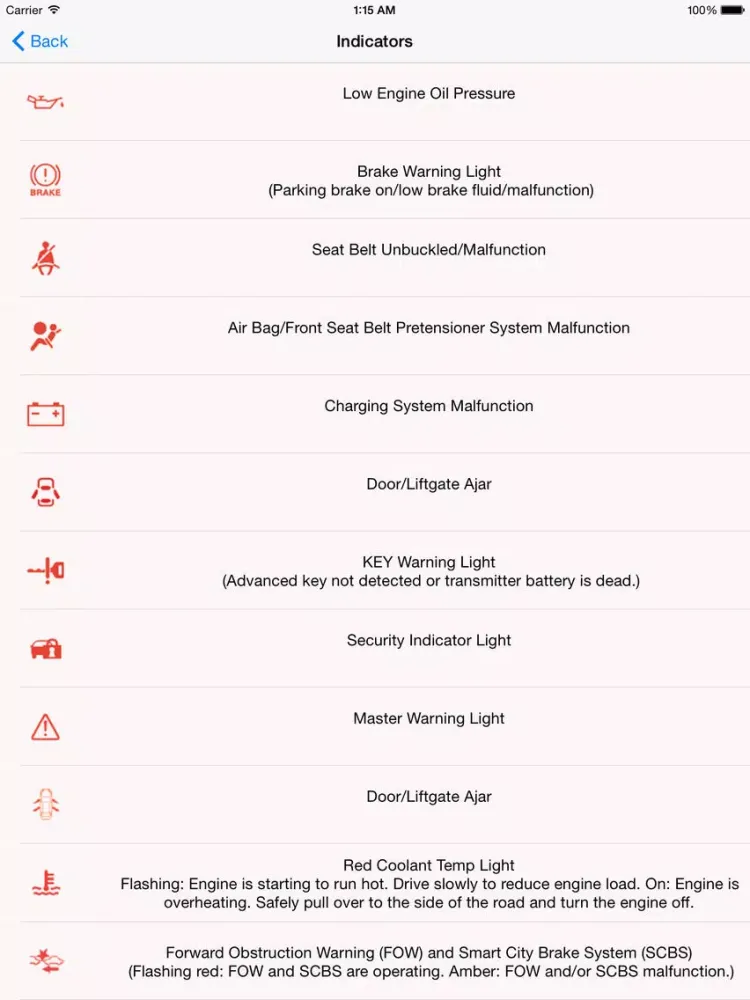 تصاویر Auto Service Info for MAZDA iPad 